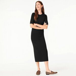 NWT J. Crew Ribbed Knit Midi Dress